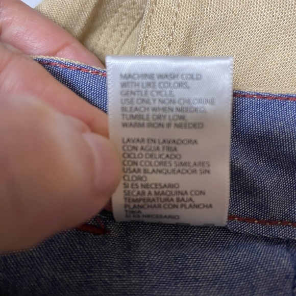 WEATHERPROOF VINTAGE Men's Solid Linen Rayon Flat Front Shorts 9” Inseam-SZ 32 - Picture 6 of 7